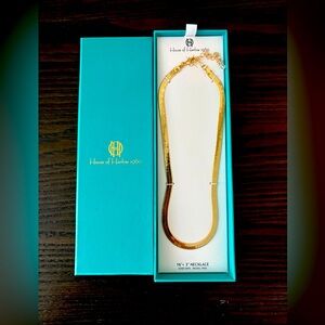NEW House of Harlow 1960 Gold Necklace